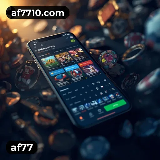 Aplicativo móvel af77 para iOS e Android